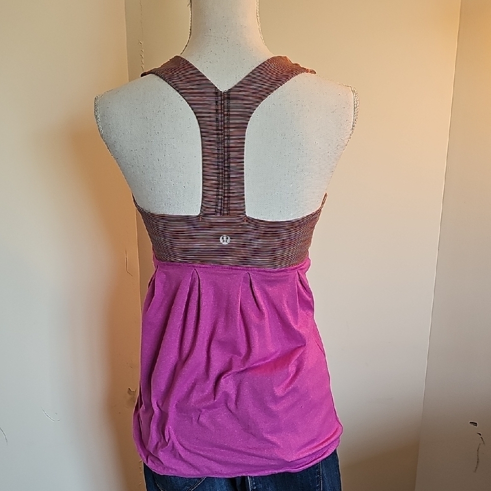 Lululemon Athletica Pink and Purple Tank Top - Picture 3 of 6